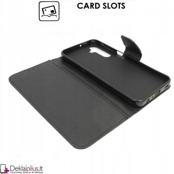 Telone dėklas su skyreliais - juodas (Samsung A25/A25 5G) Telone dėklas su skyreliais - juodas (Samsung A25/A25 5G)